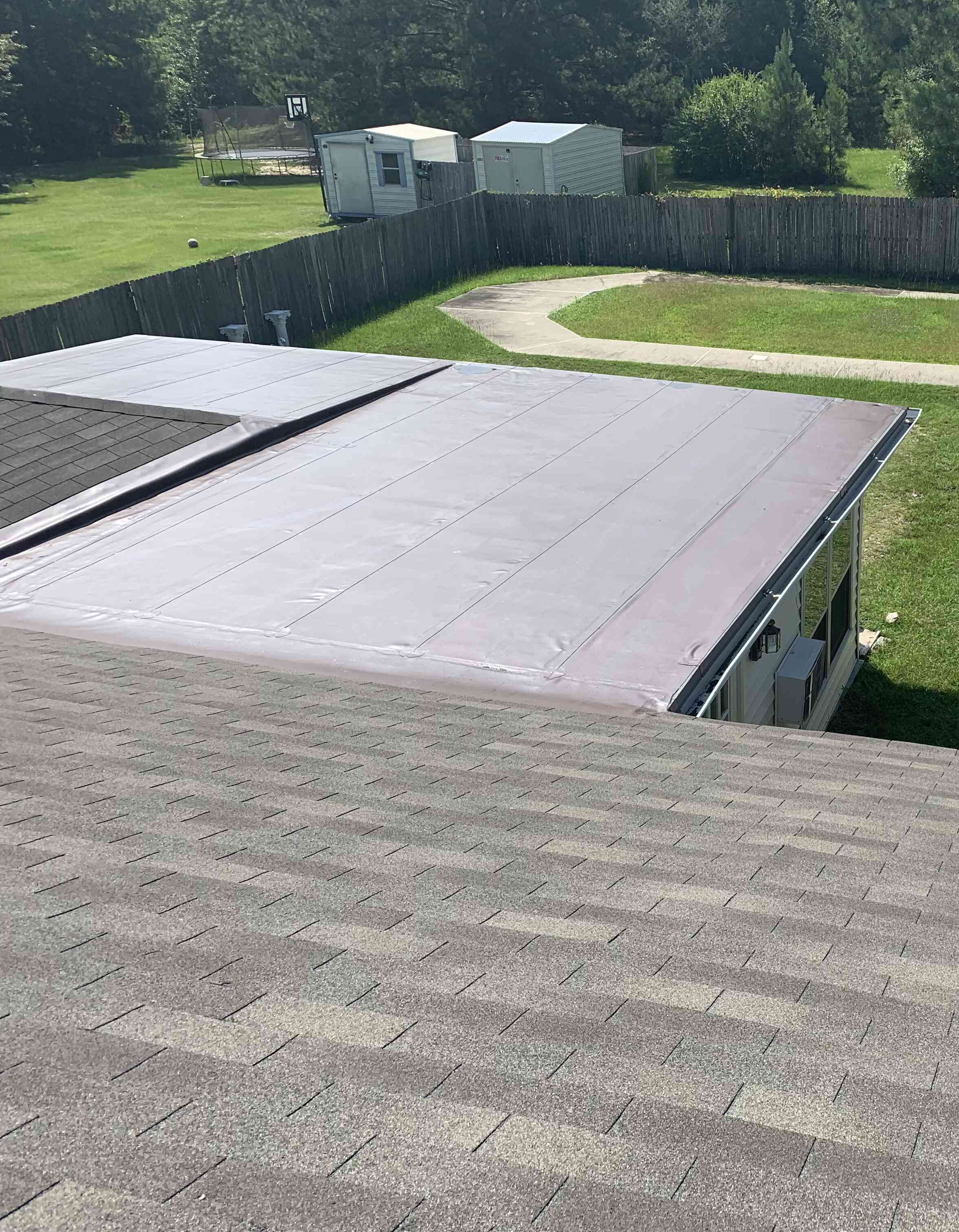 Brown Flat Roof Tuskegee