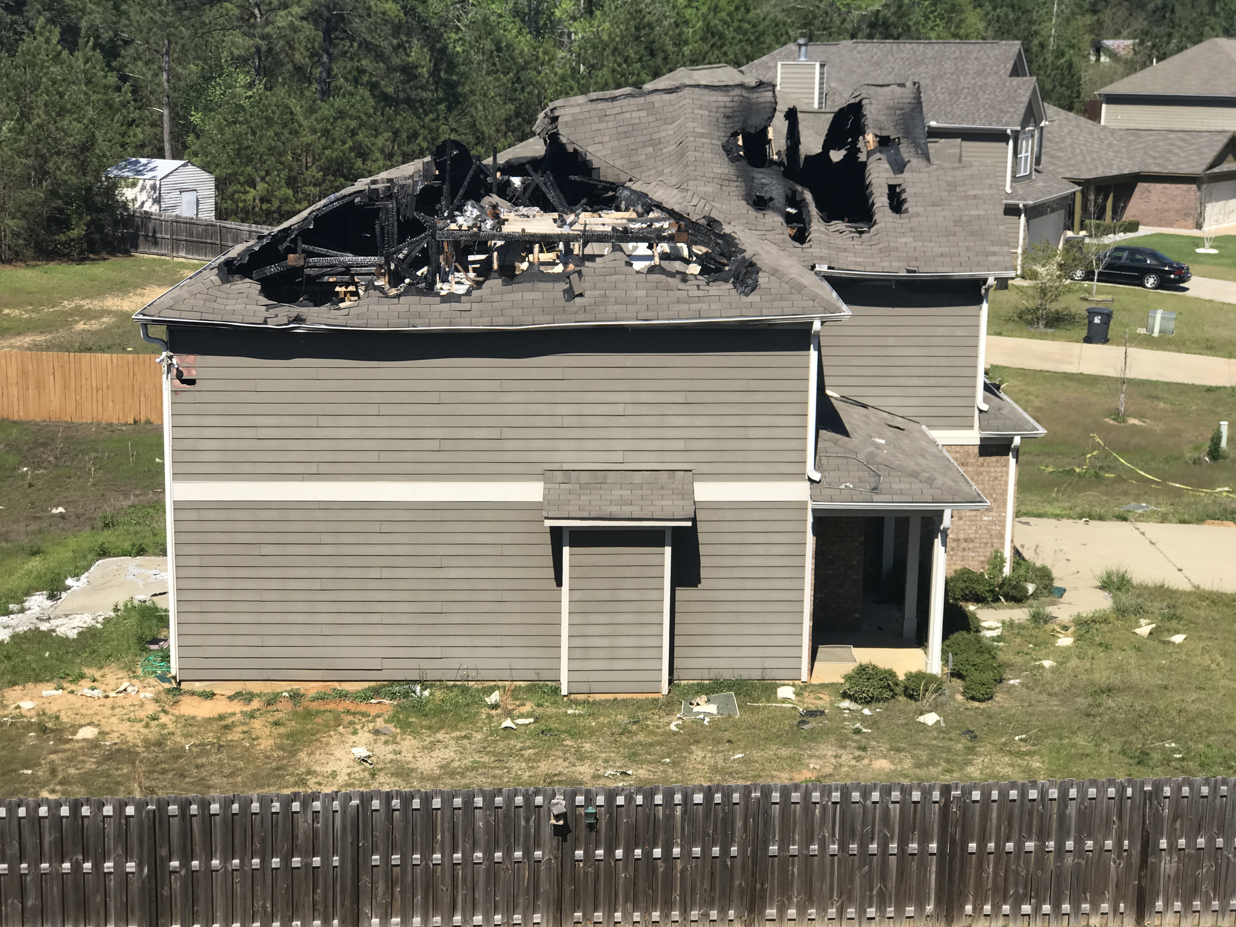 Fire damage