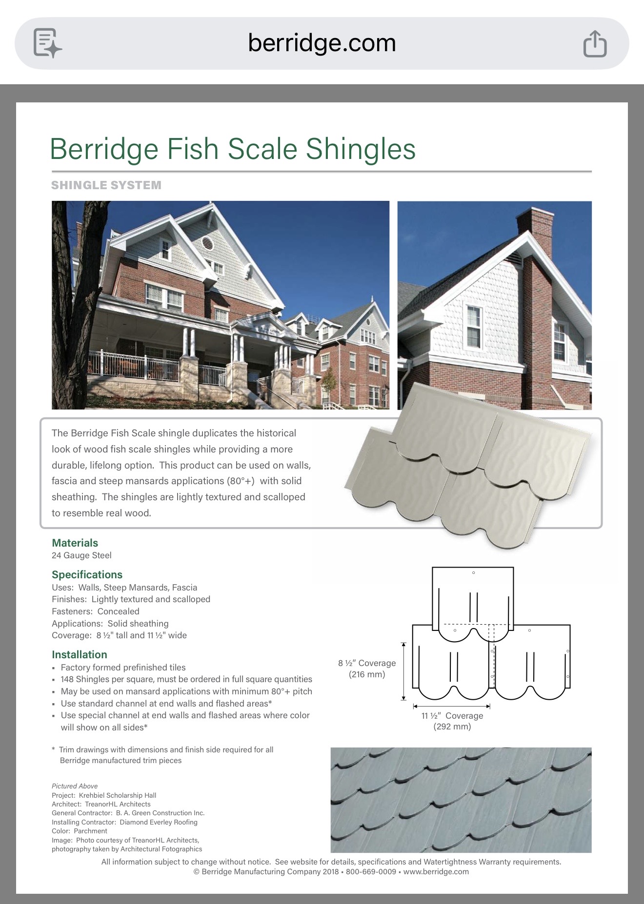 Fish Scale Victorian Metal Shingle