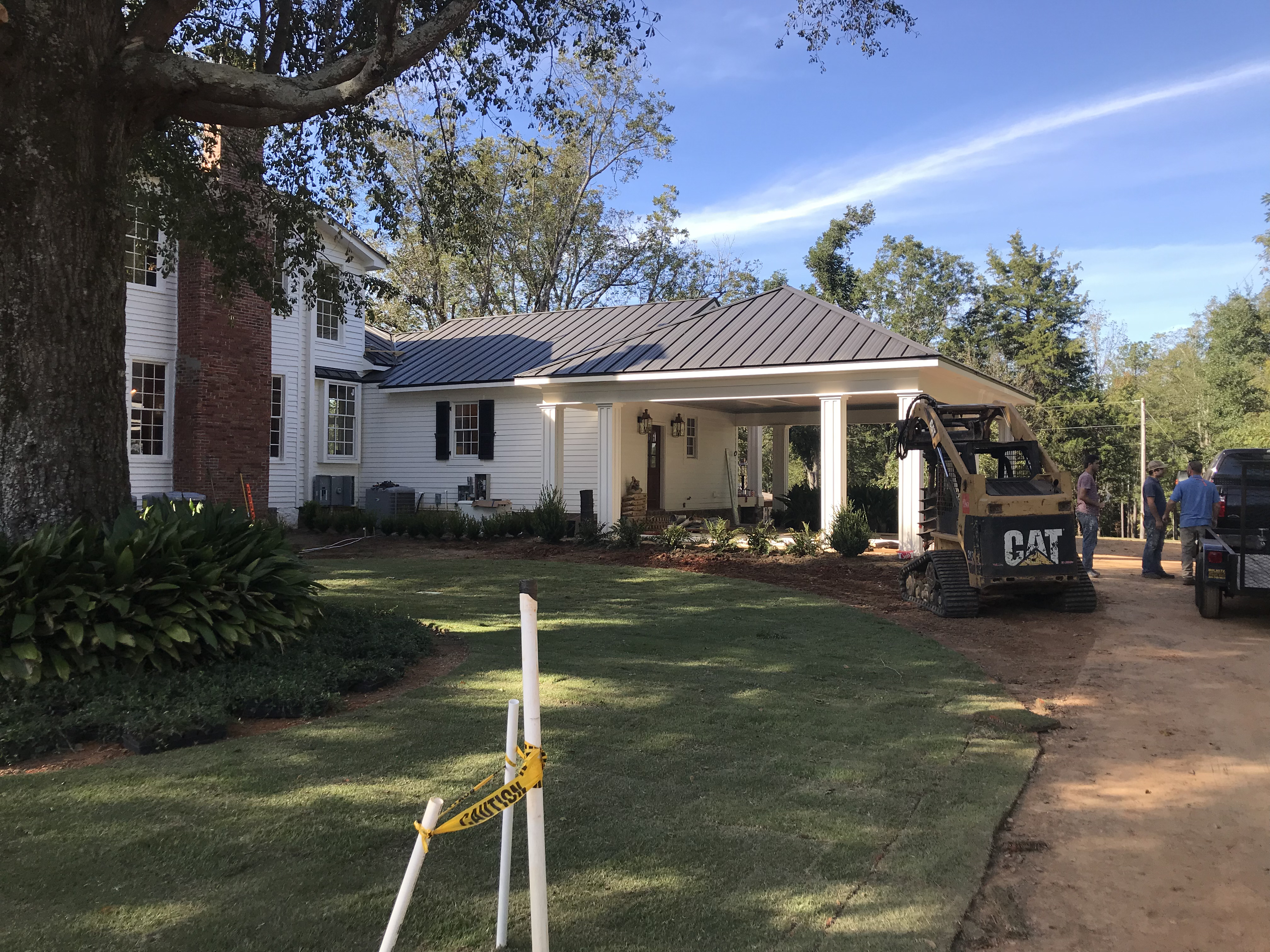 Drone inspection of designer shingles at Grand National