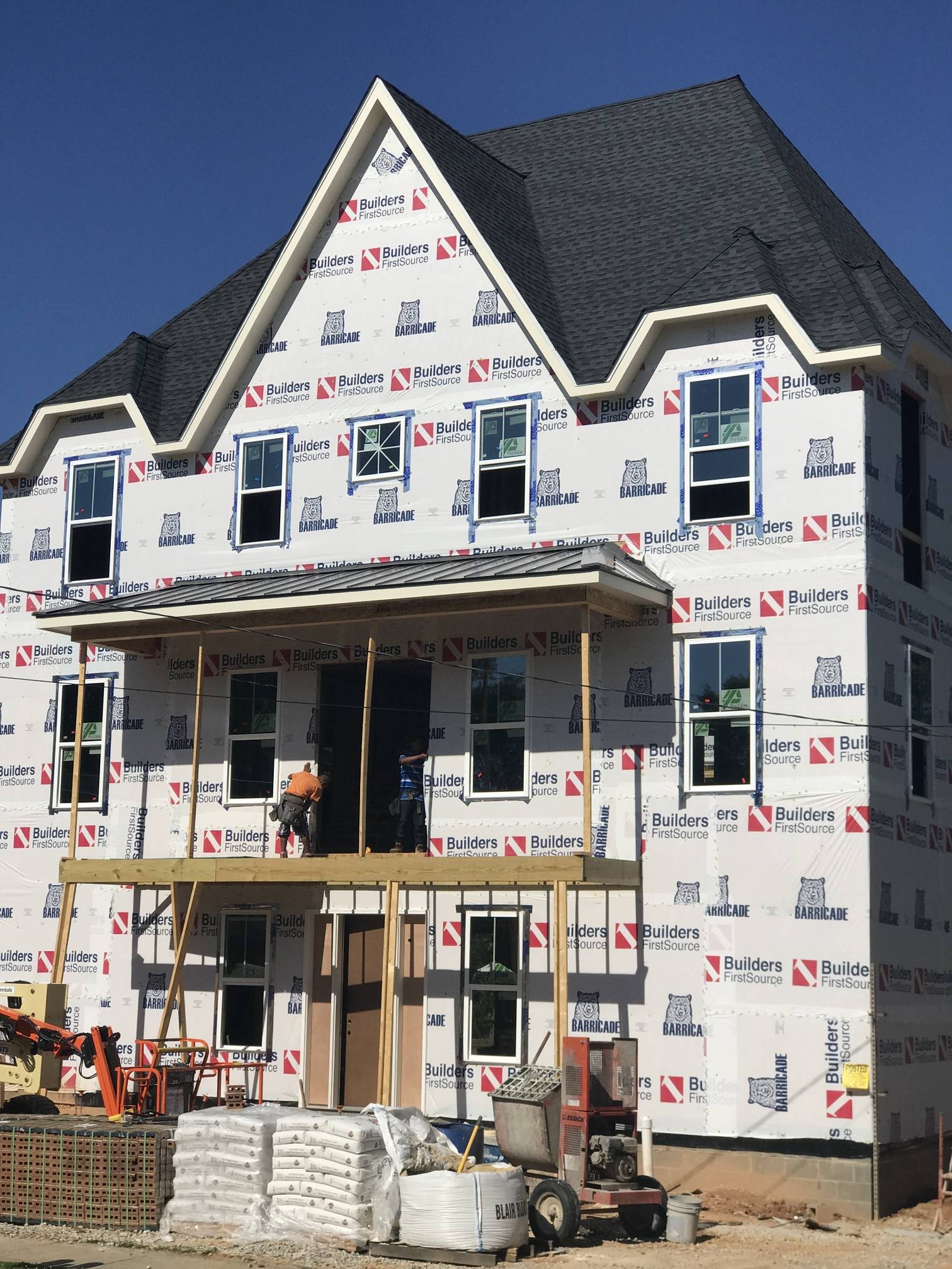 GAF Charcoal New Roof