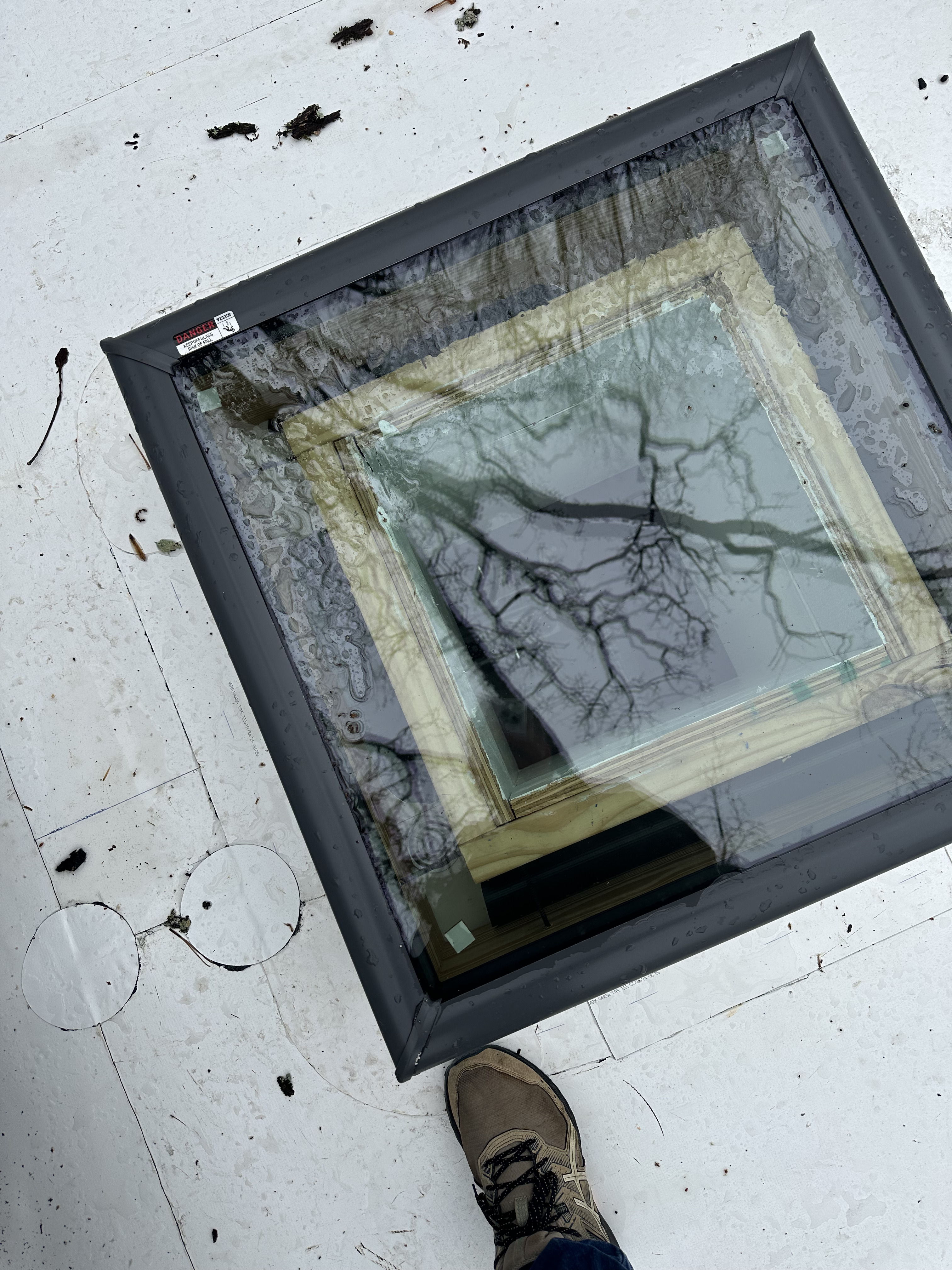 Small square skylight over bathroom auburn al