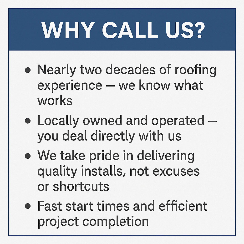 Why use Caldwells Roofing