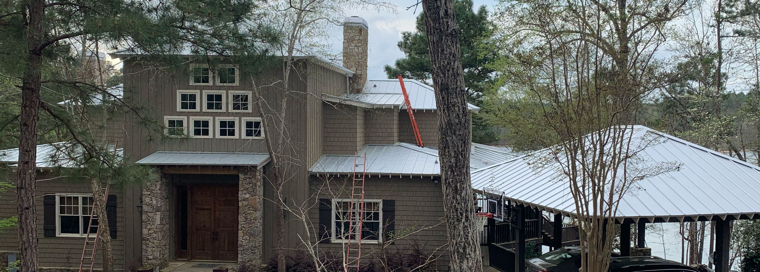 Lake Martin Standing Seam Metal Roof Insurance Job