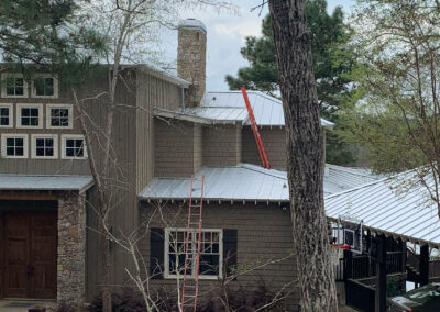 Lake Martin Standing Seam Metal Roofing Insurance Job