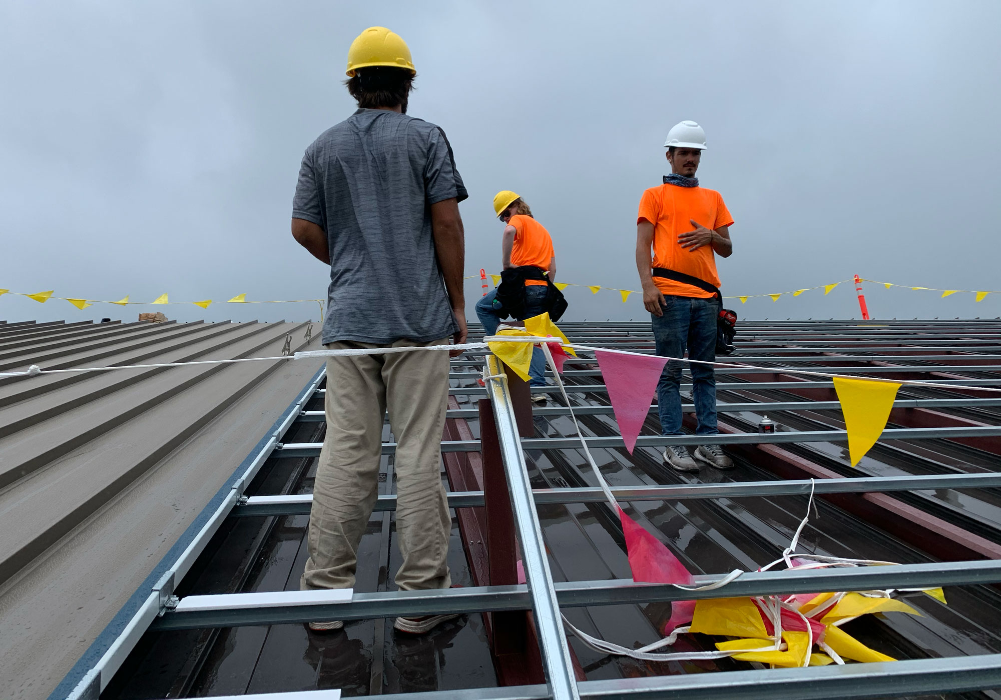 Workers Fort Rucker Roof Recover